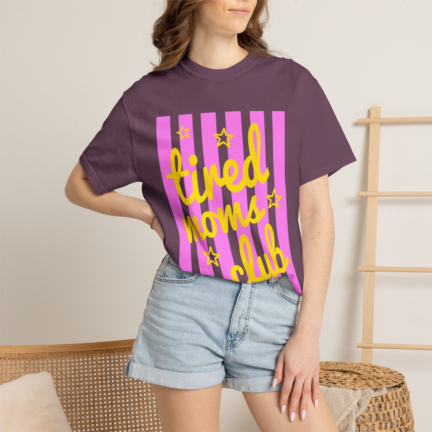 Tired moms club T-shirt