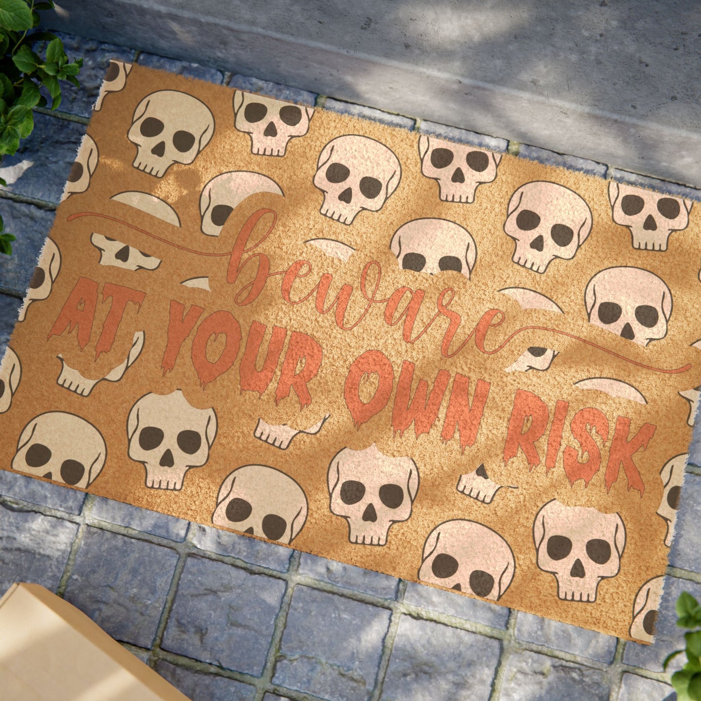 Beware at your own risk doormat