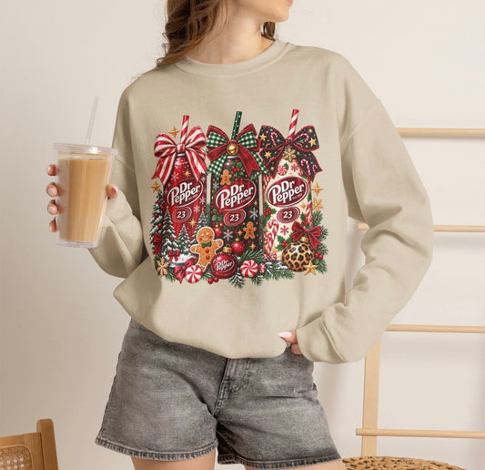 Dr. Pepper Christmas Crewneck Sweatshirt