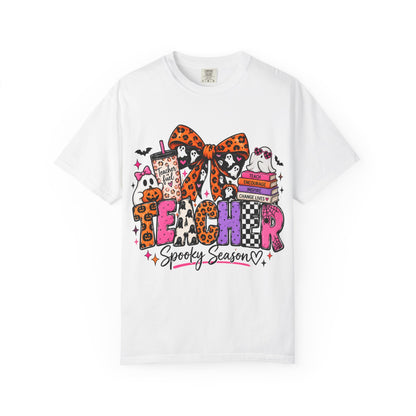 Teacher spooky season tee