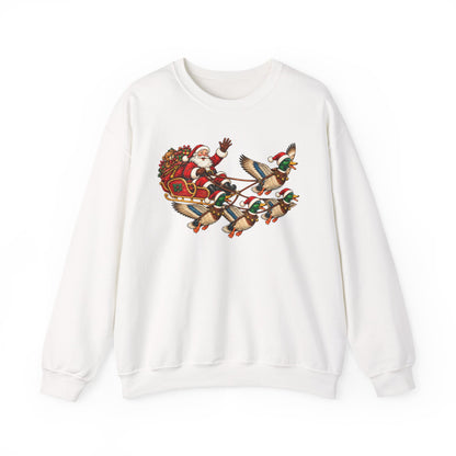Santa Mallard Crewneck Sweatshirt
