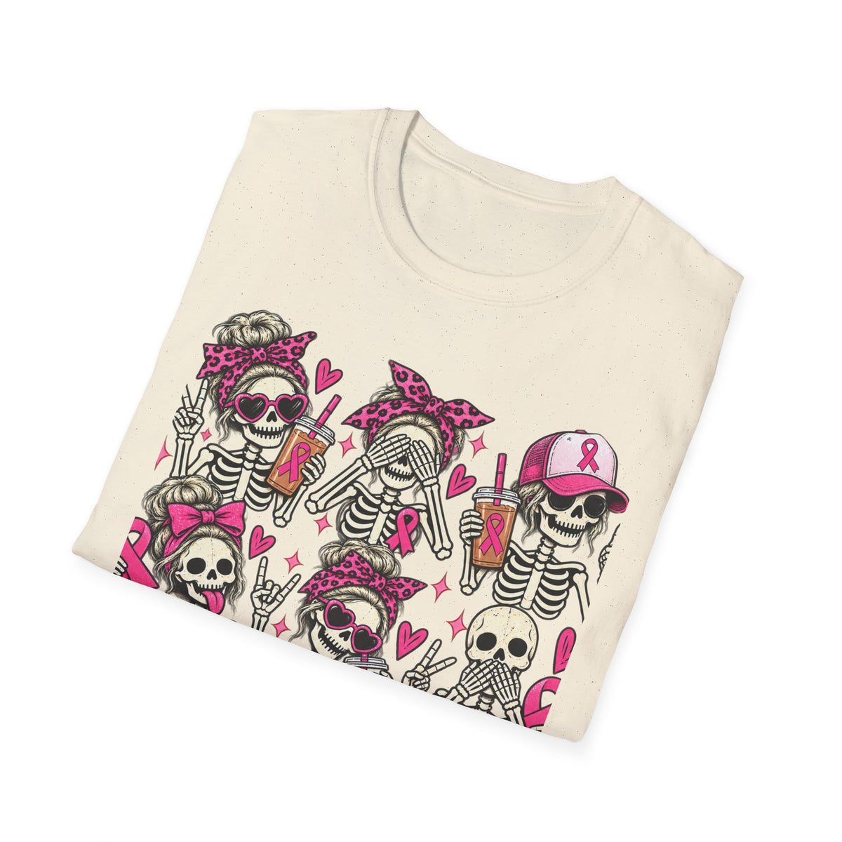 Pink skull tee