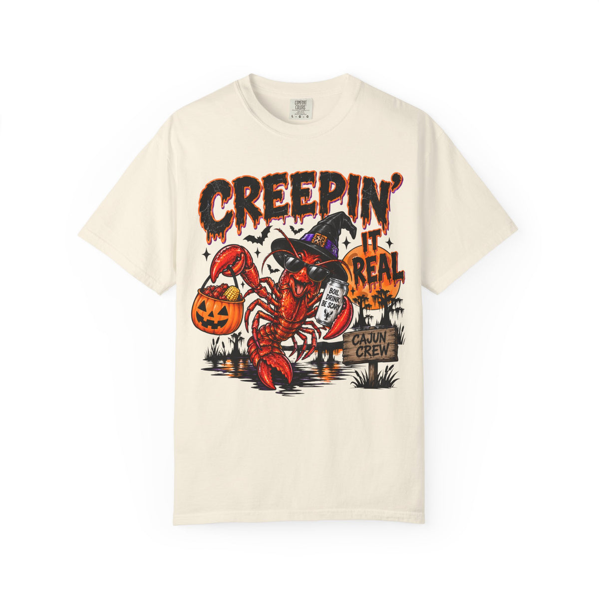 Creepin it real crawfish tee