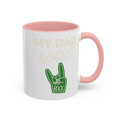 My dad rocks coffee mug
