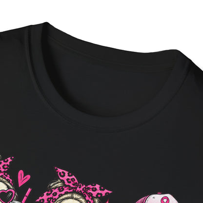 Pink skull tee