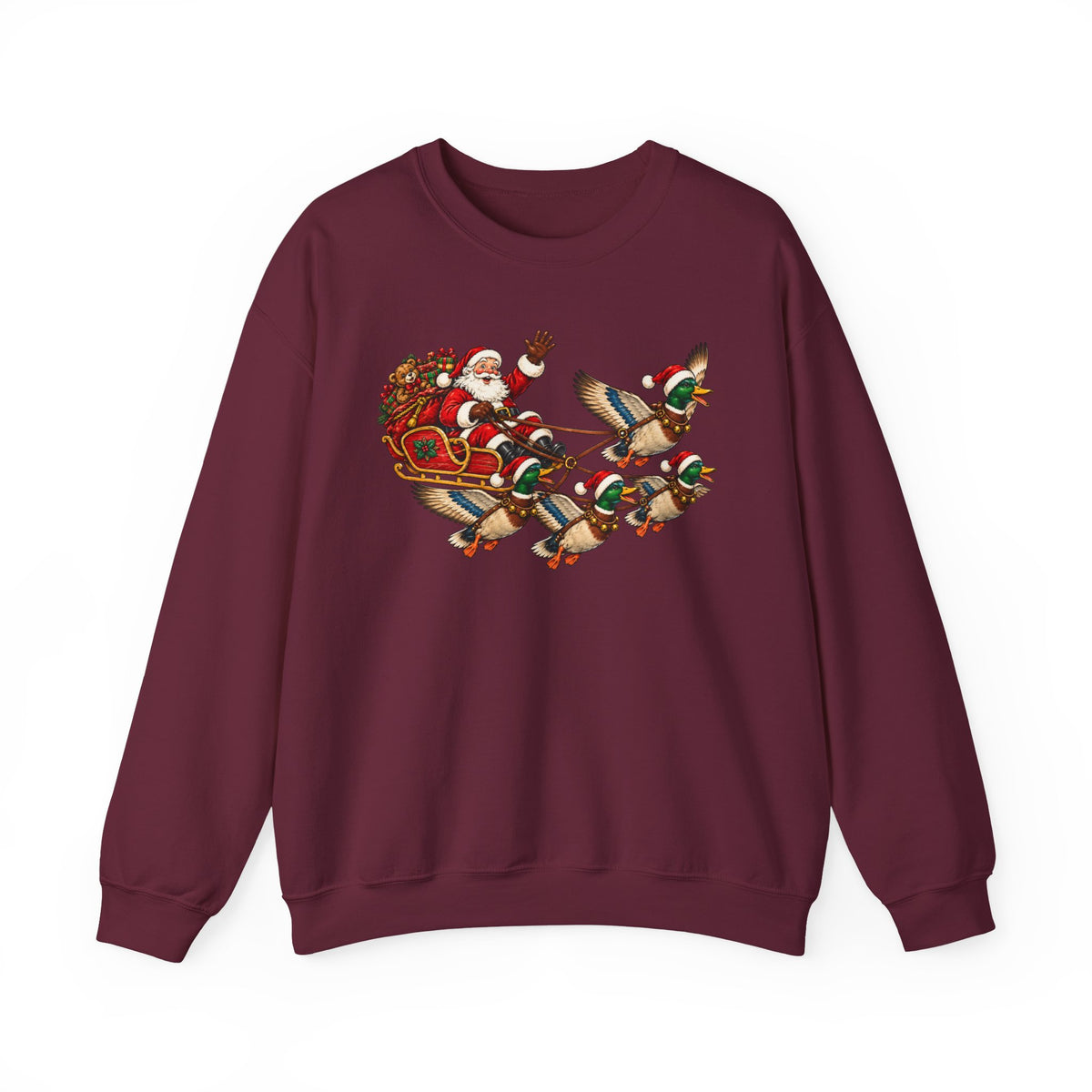 Santa Mallard Crewneck Sweatshirt