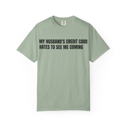 Husbands credit card tee