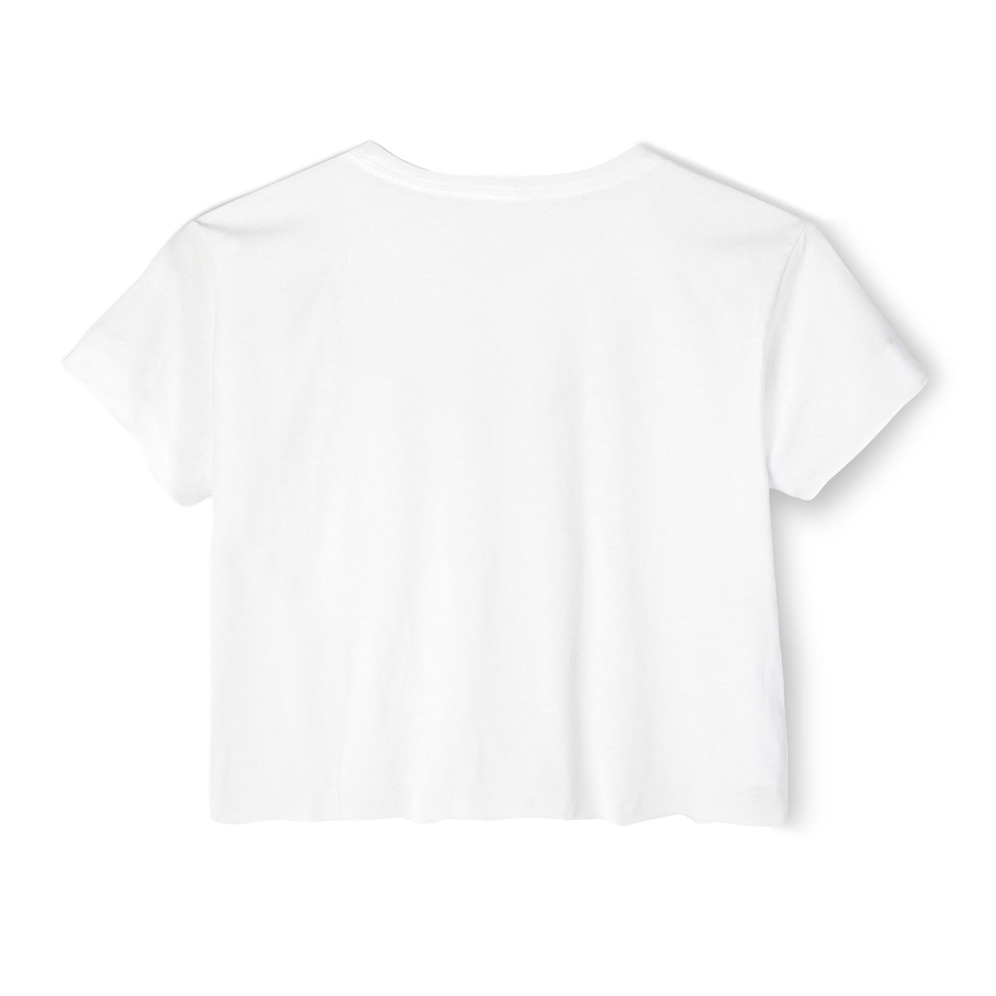 Crop Top — Cute French Bulldog Drinking Iced Coffee Graphic