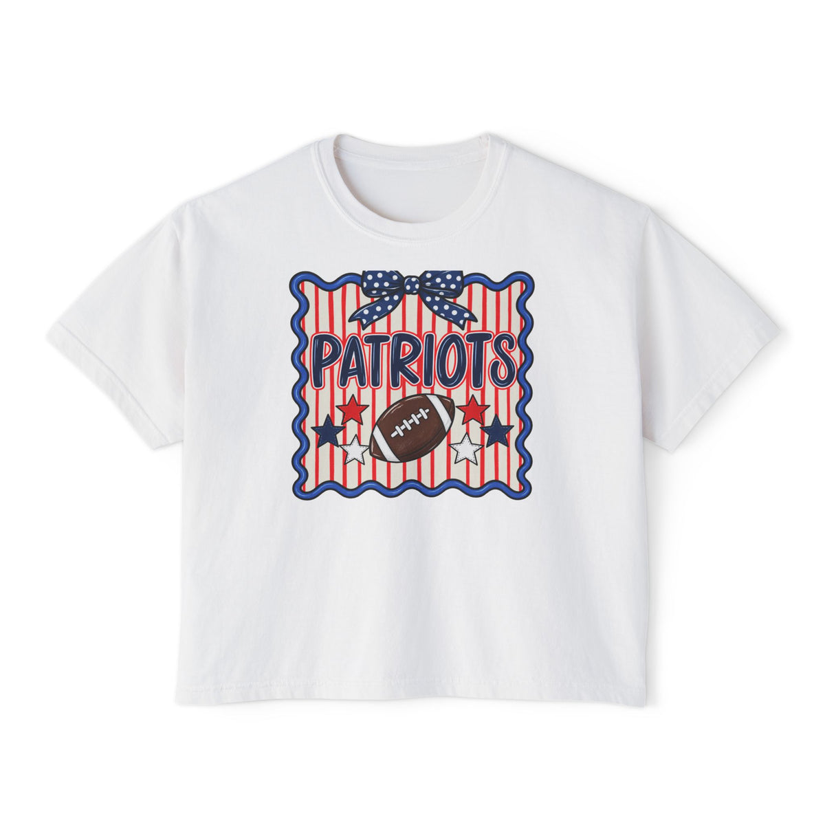 Patriots bow tee