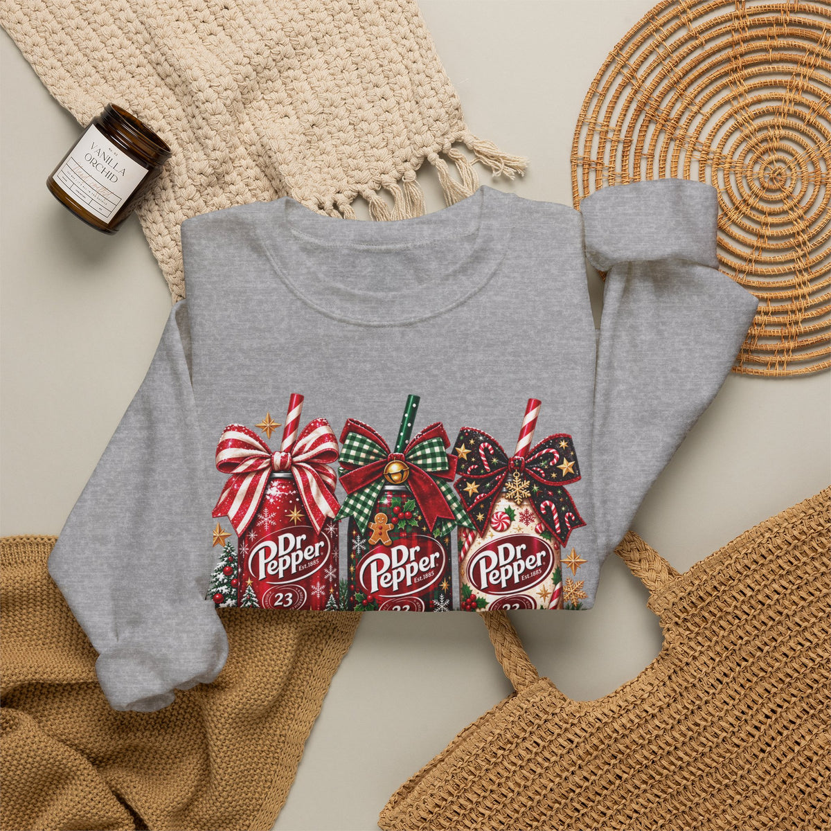 Dr. Pepper Christmas Crewneck Sweatshirt