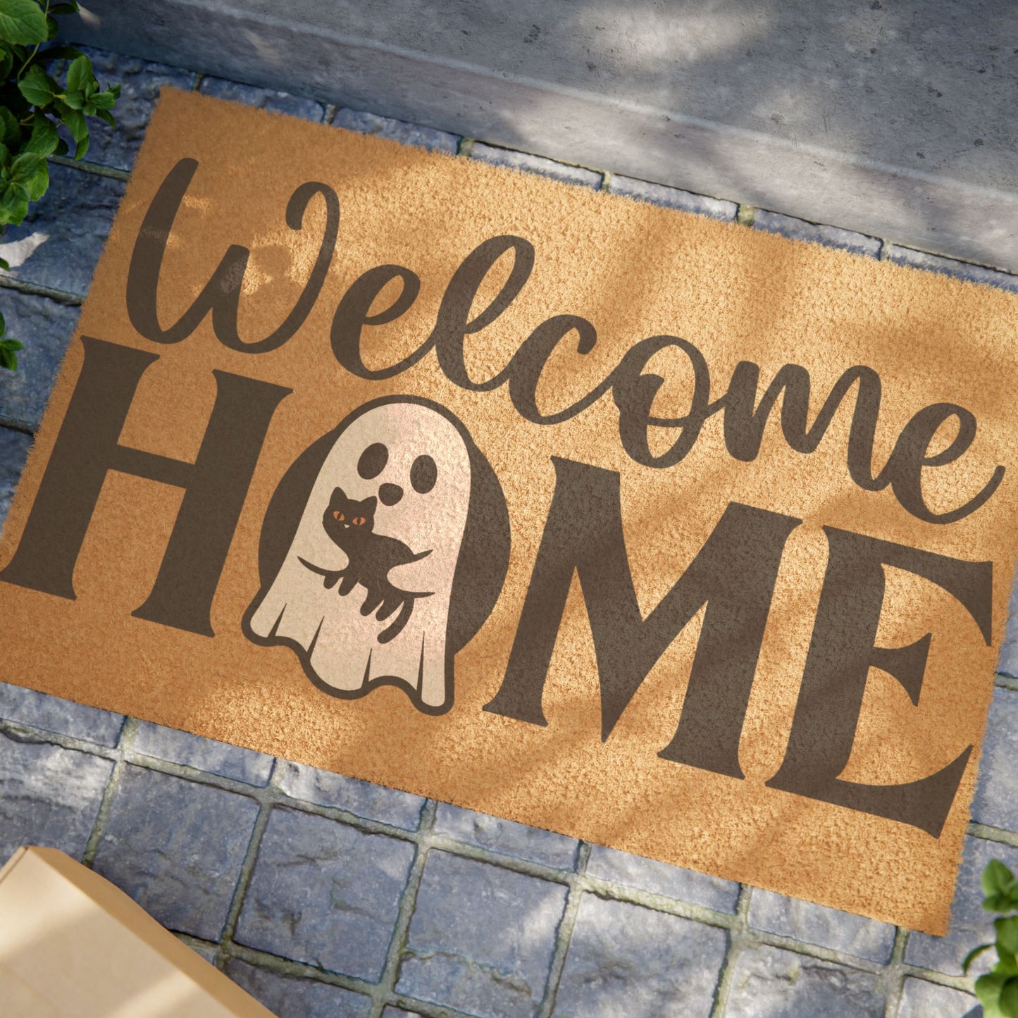 Welcome home ghost doormat