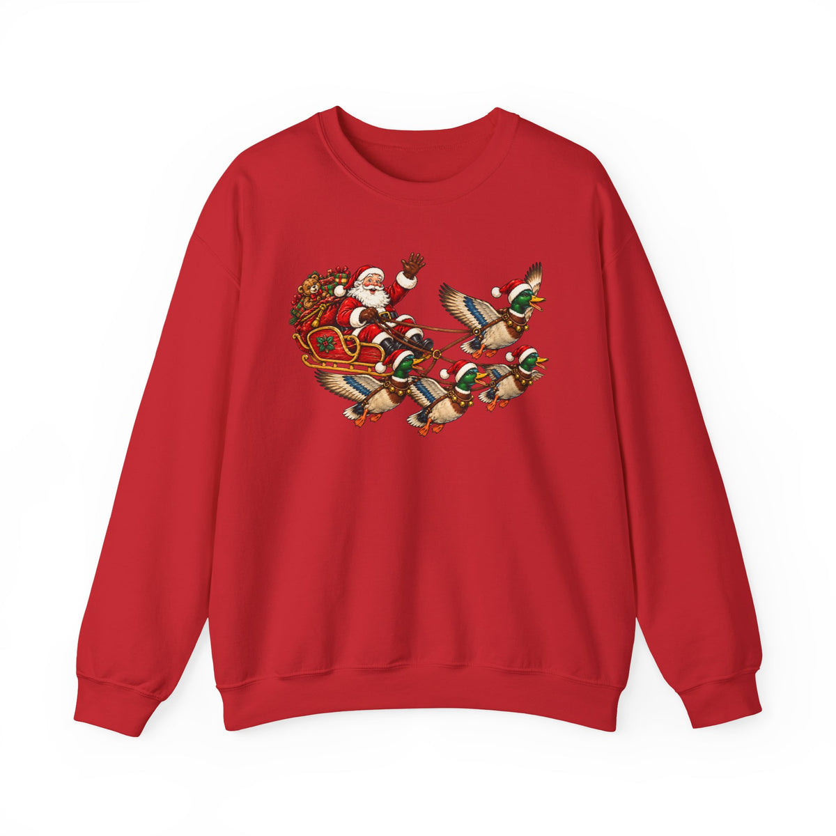 Santa Mallard Crewneck Sweatshirt