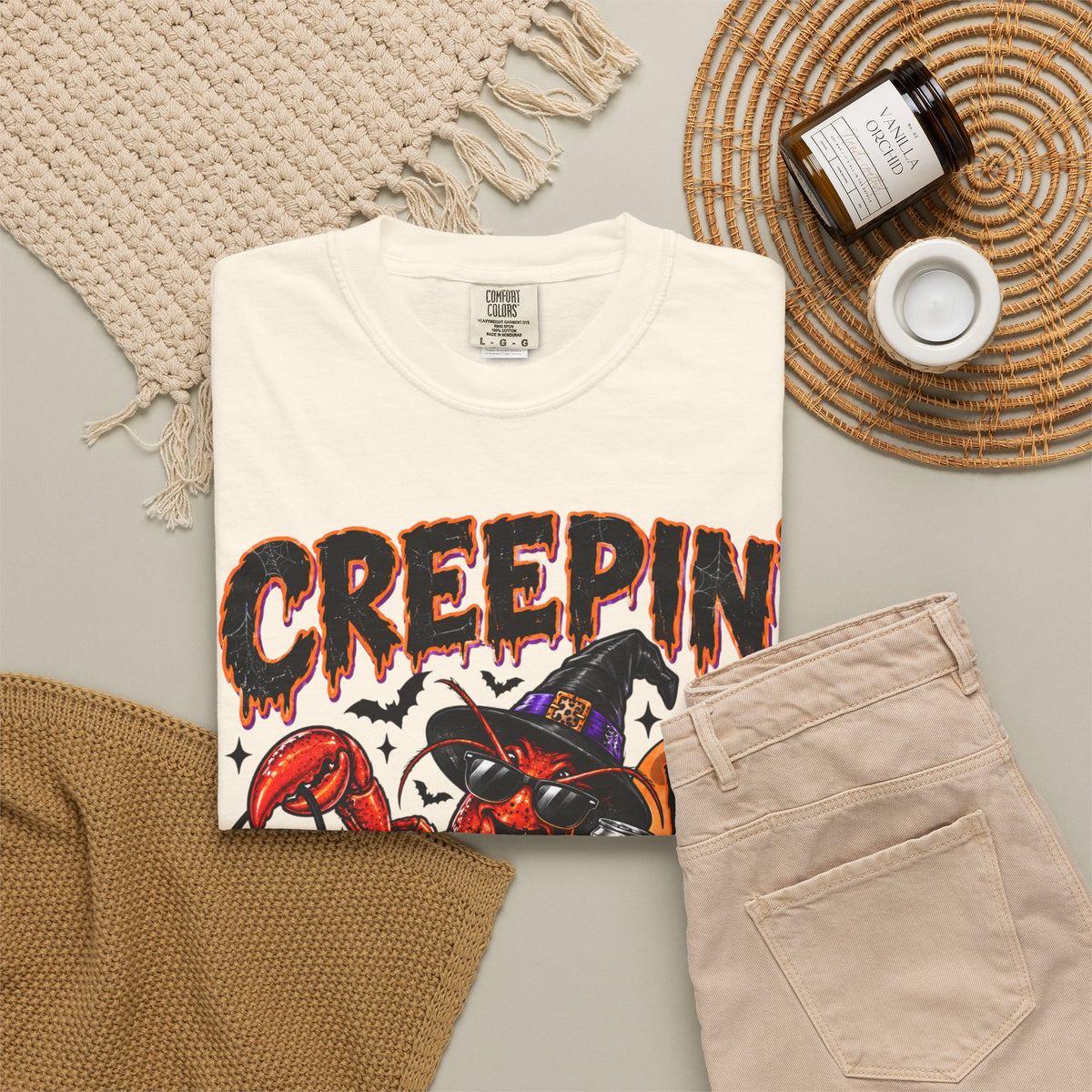 Creepin it real crawfish tee