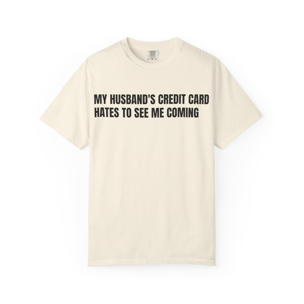 Husbands credit card tee