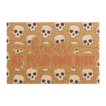 Beware at your own risk doormat