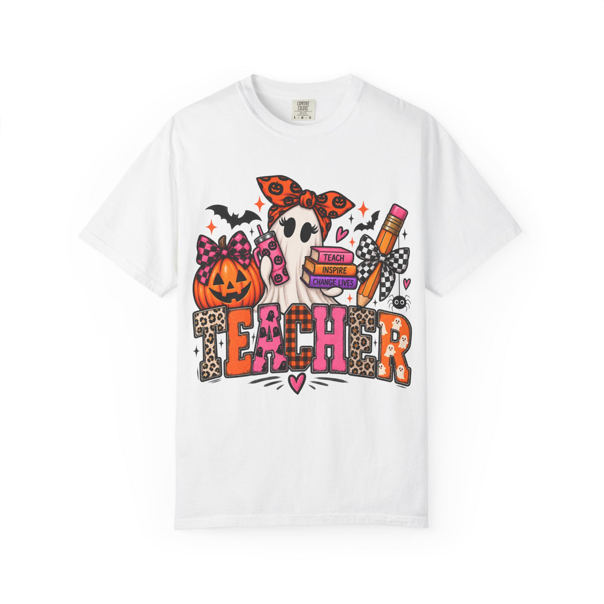 Spooky teacher tee