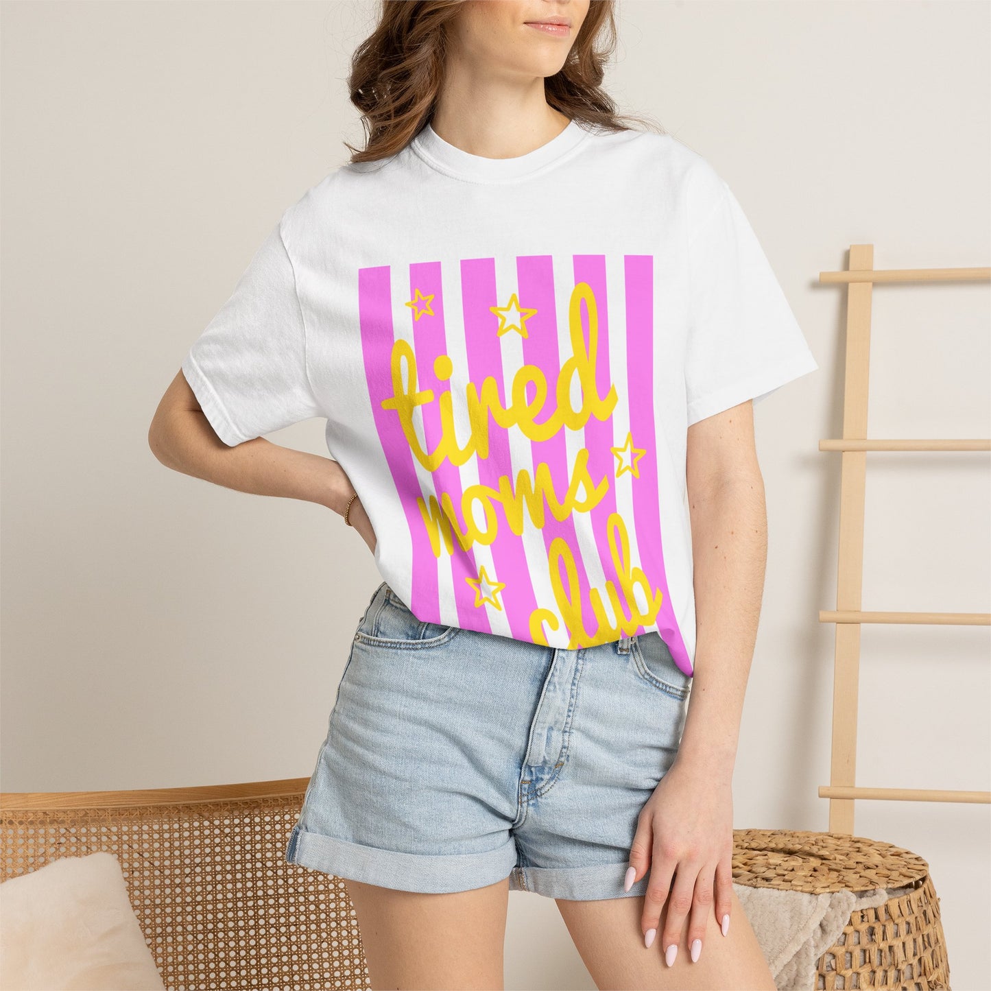 Tired moms club T-shirt