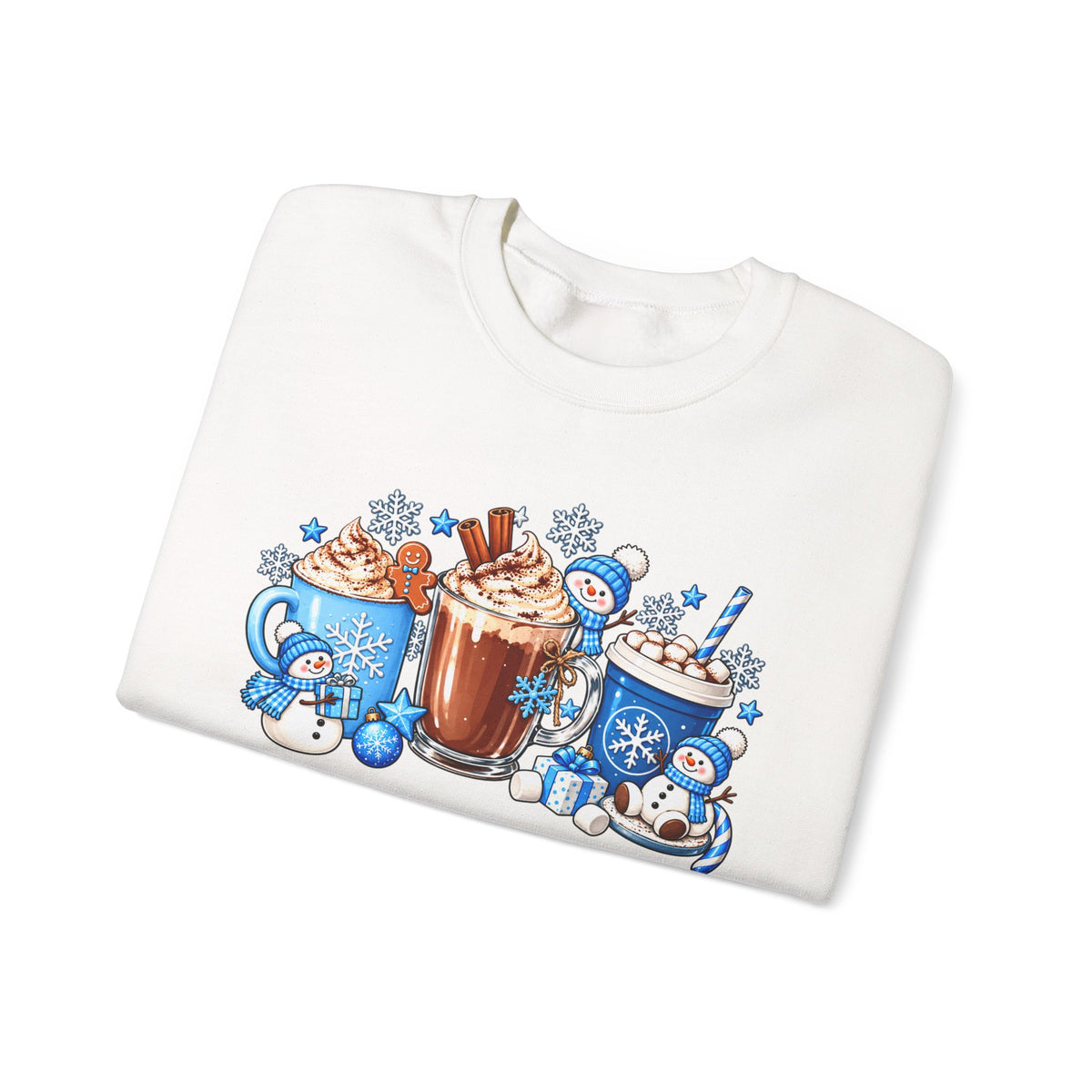 Snowman coffee  Crewneck Sweatshirt