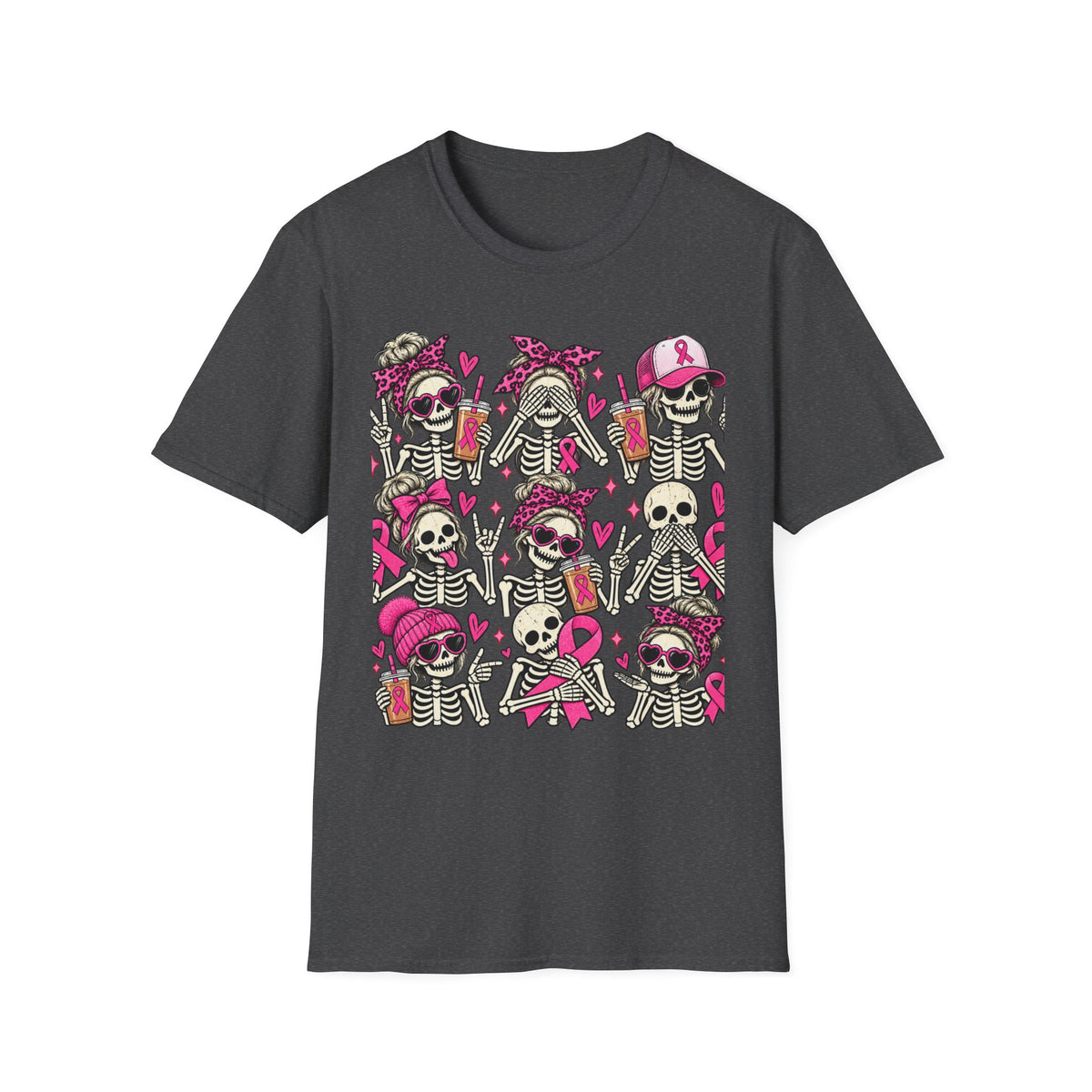 Pink skull tee