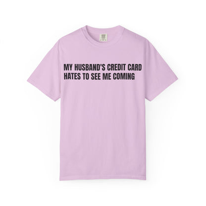 Husbands credit card tee