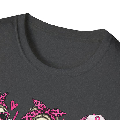 Pink skull tee
