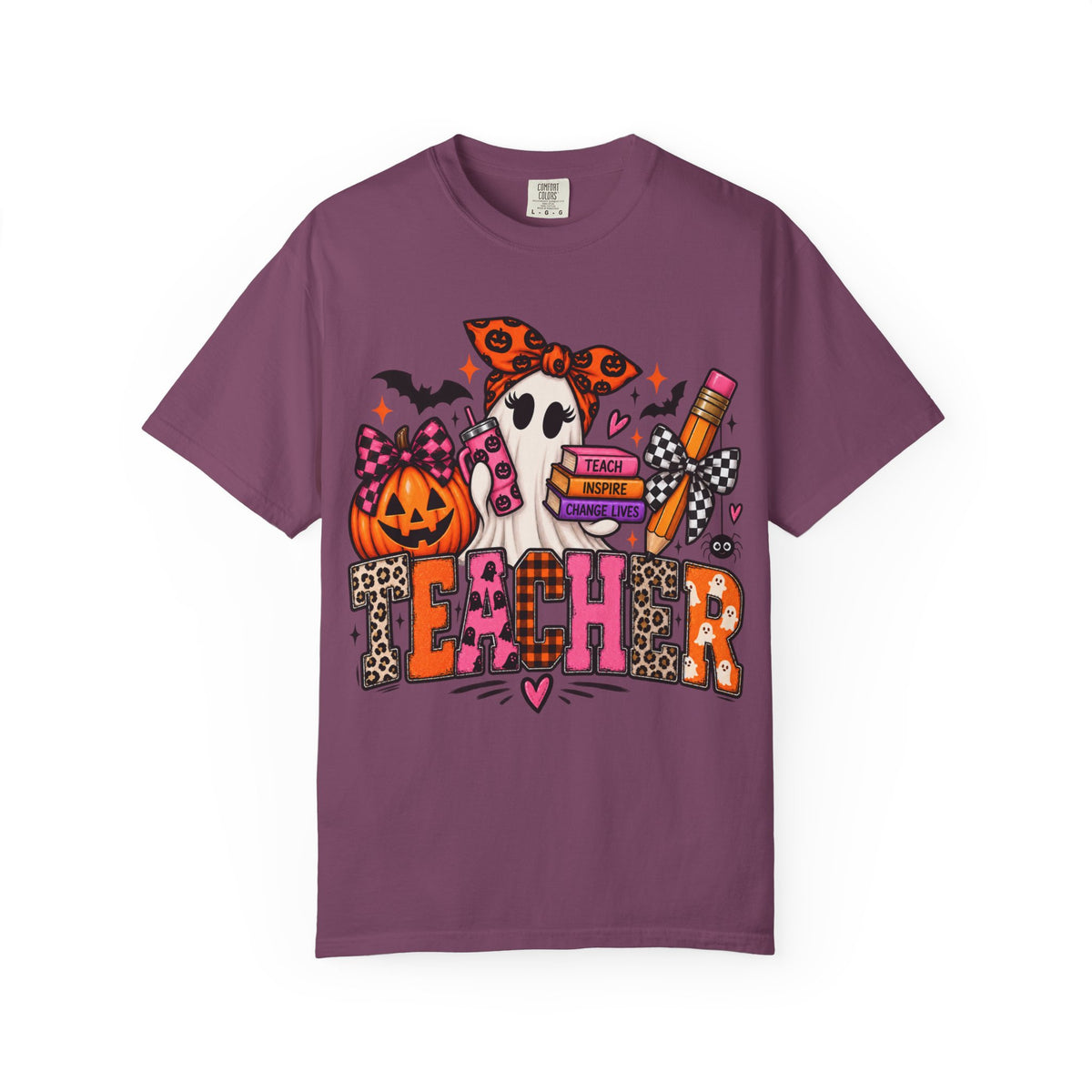 Spooky teacher tee