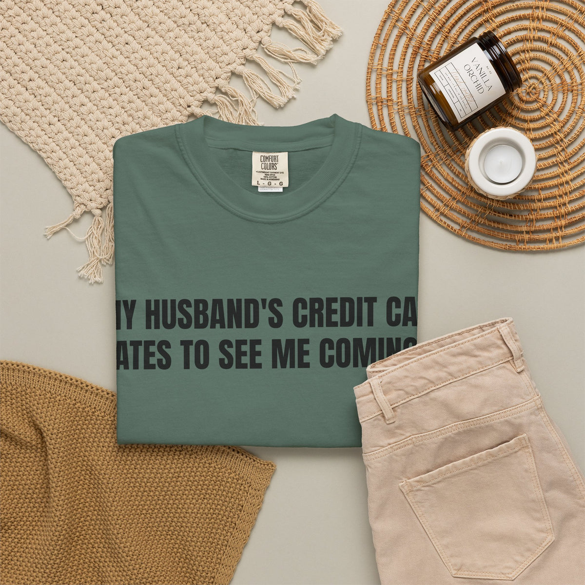Husbands credit card tee
