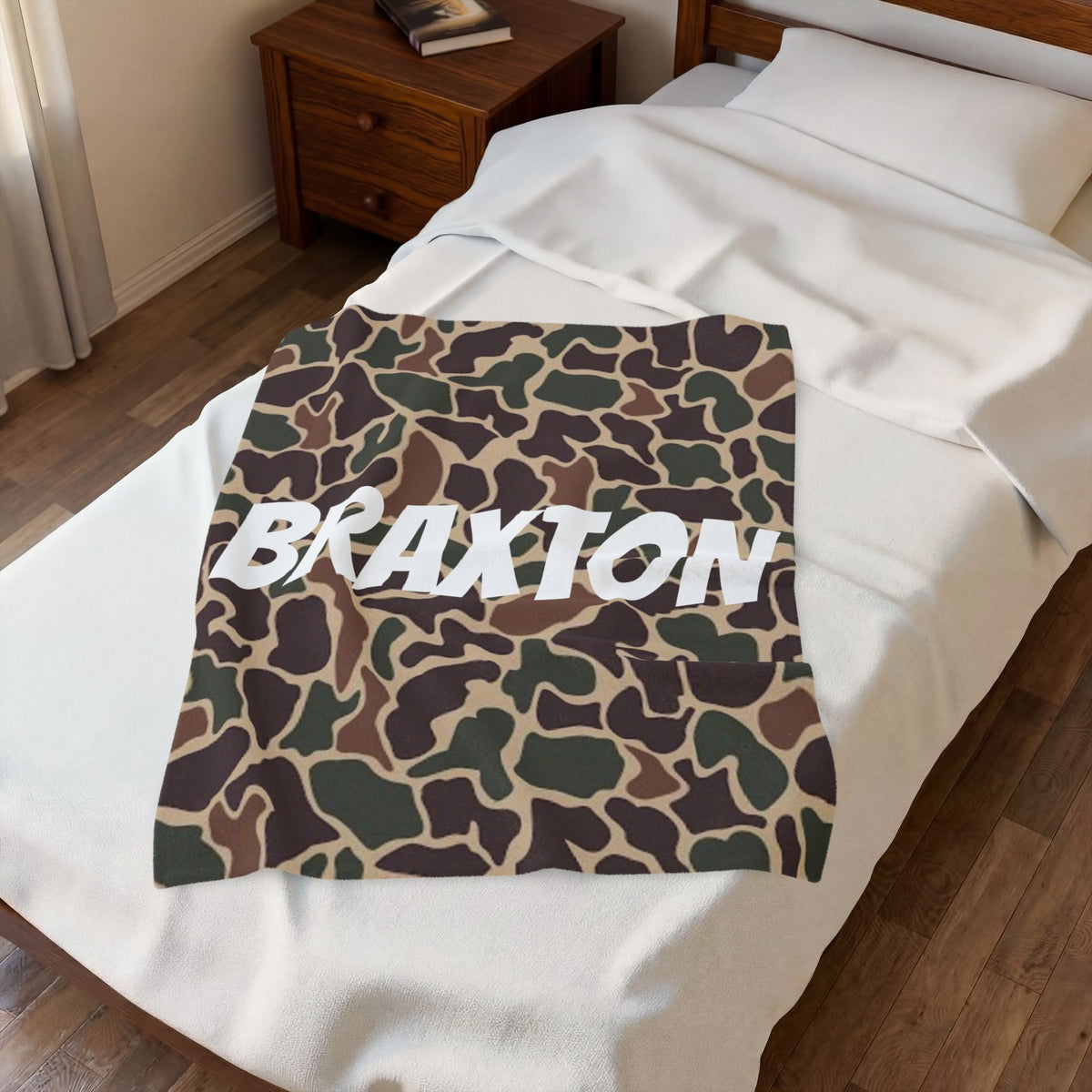Velveteen Plush Blanket (Customizable)