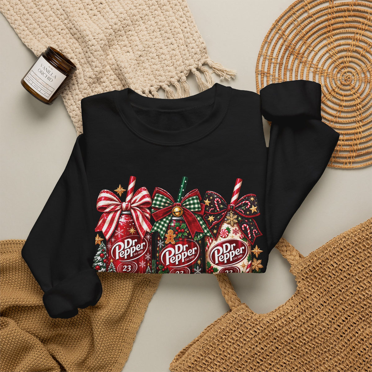Dr. Pepper Christmas Crewneck Sweatshirt