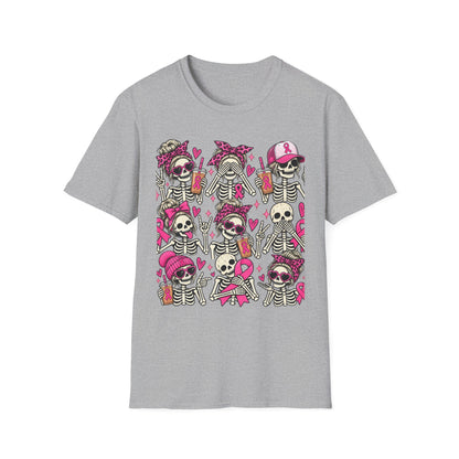 Pink skull tee