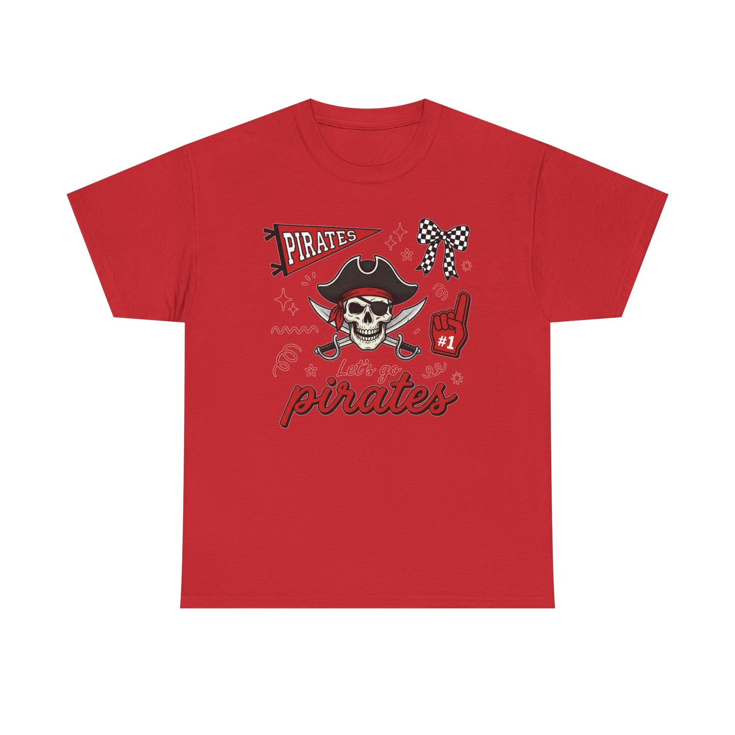 Go pirates tee
