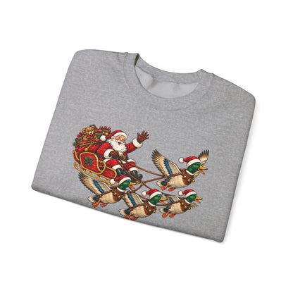 Santa Mallard Crewneck Sweatshirt