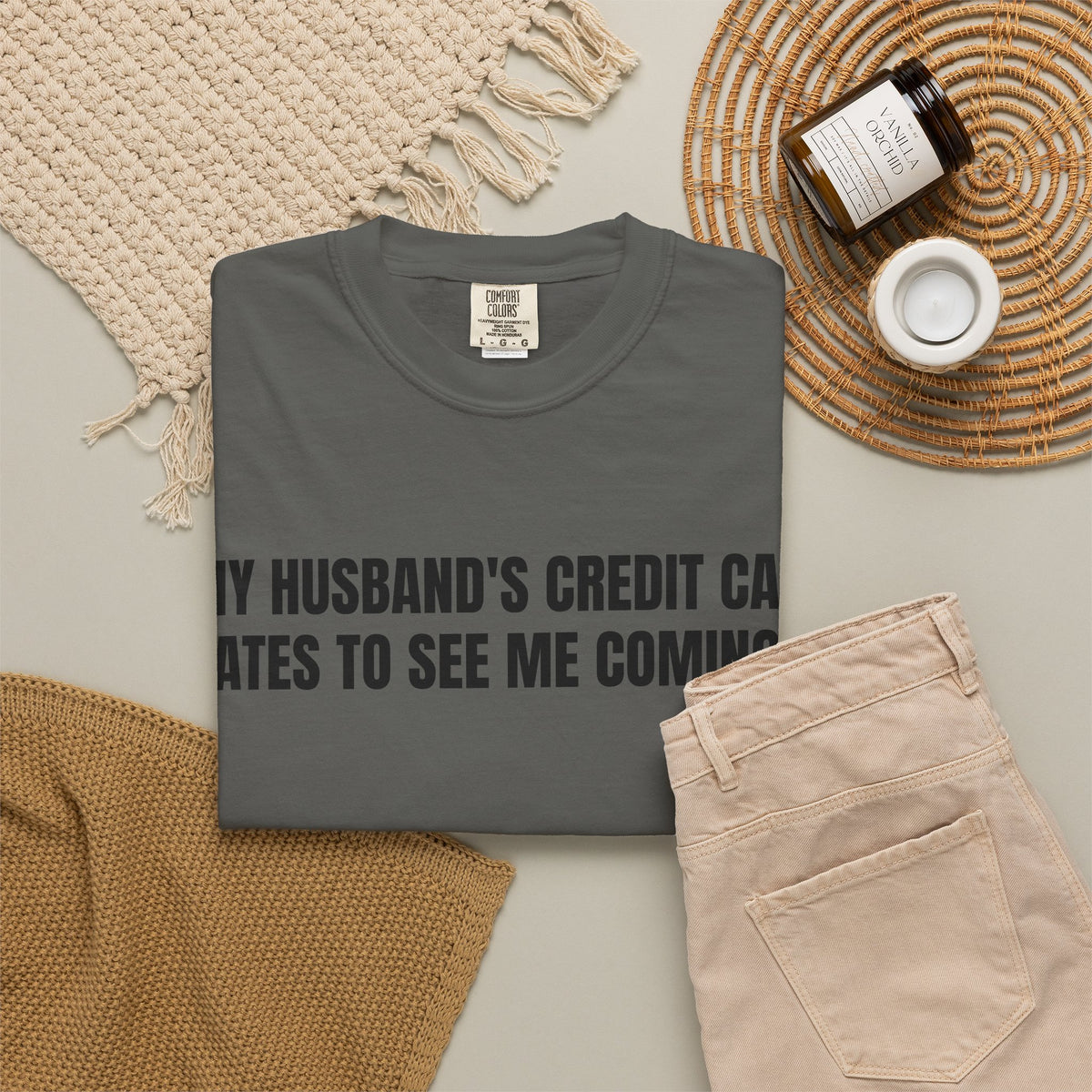 Husbands credit card tee
