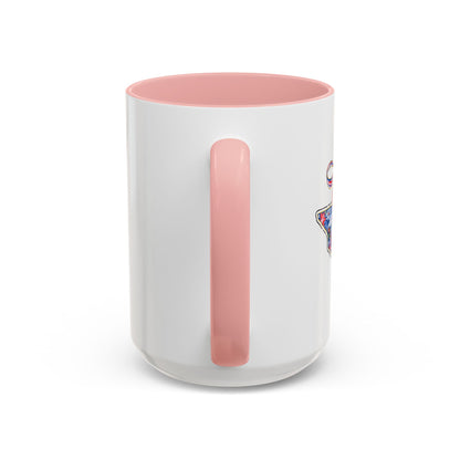 Texas Floral Map Accent Coffee Mug