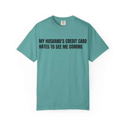 Husbands credit card tee