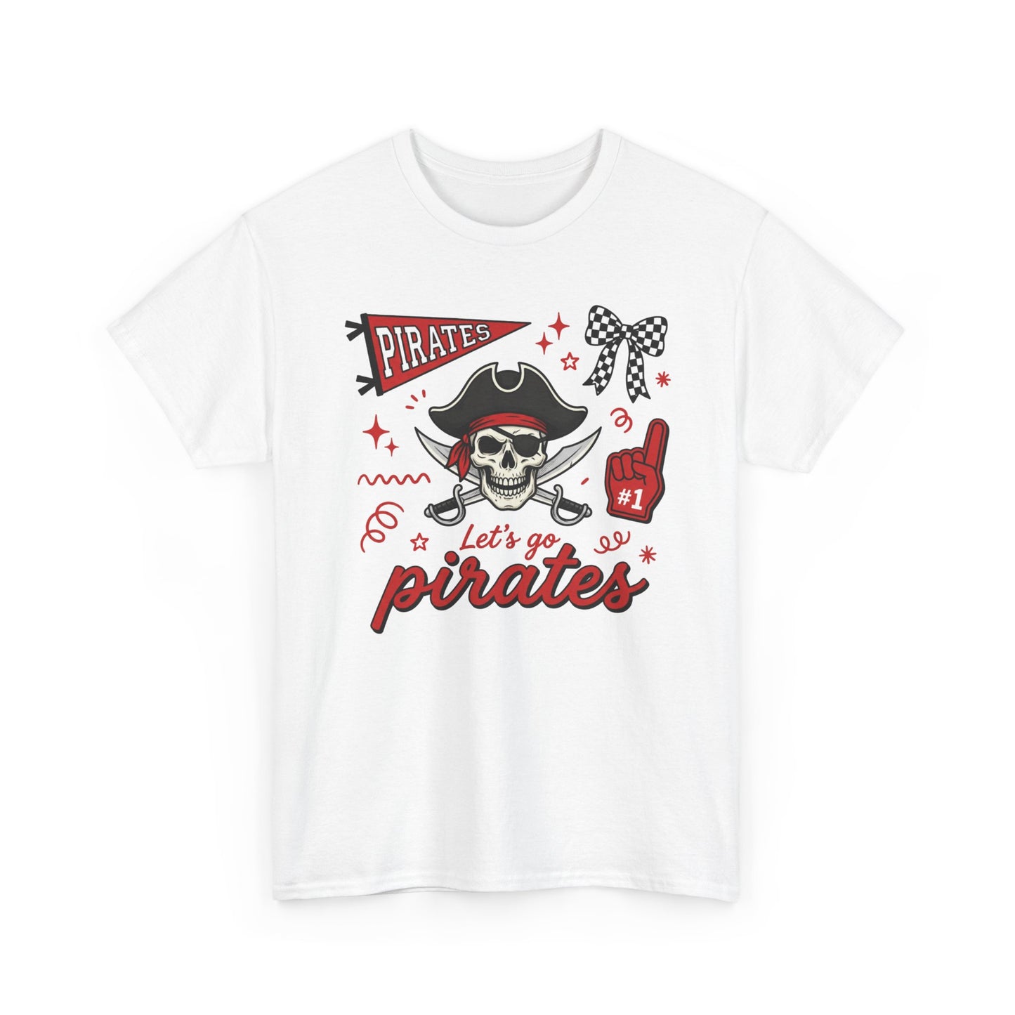 Go pirates tee