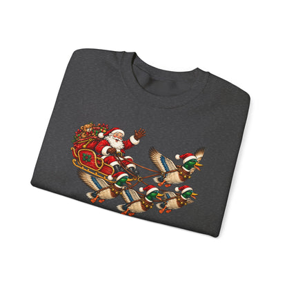 Santa Mallard Crewneck Sweatshirt