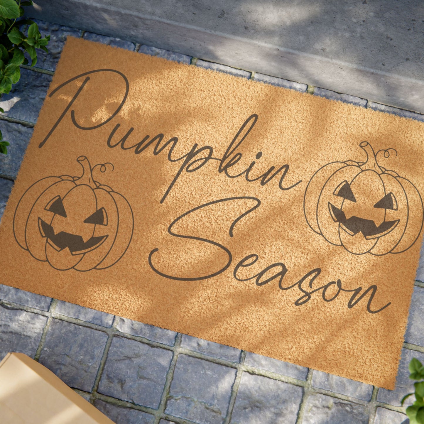 Pumpkin season doormat