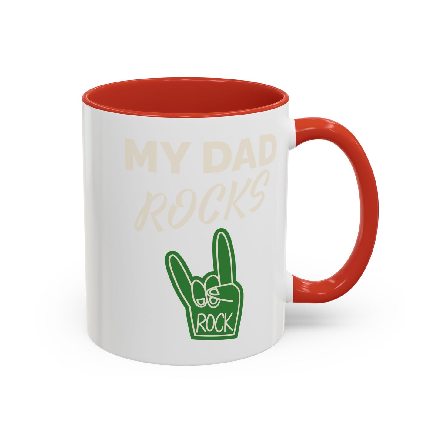 My dad rocks coffee mug