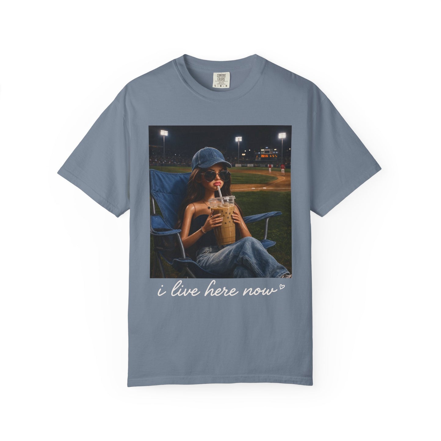 I live here now T-shirt