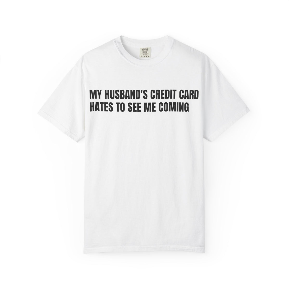Husbands credit card tee