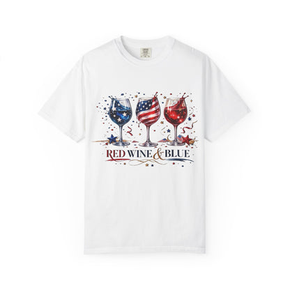 Red wine & Blue T-shirt