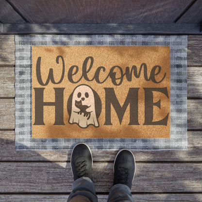 Welcome home ghost doormat