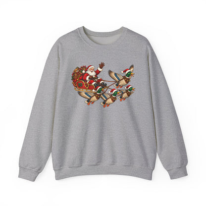 Santa Mallard Crewneck Sweatshirt
