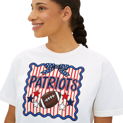 Patriots bow tee