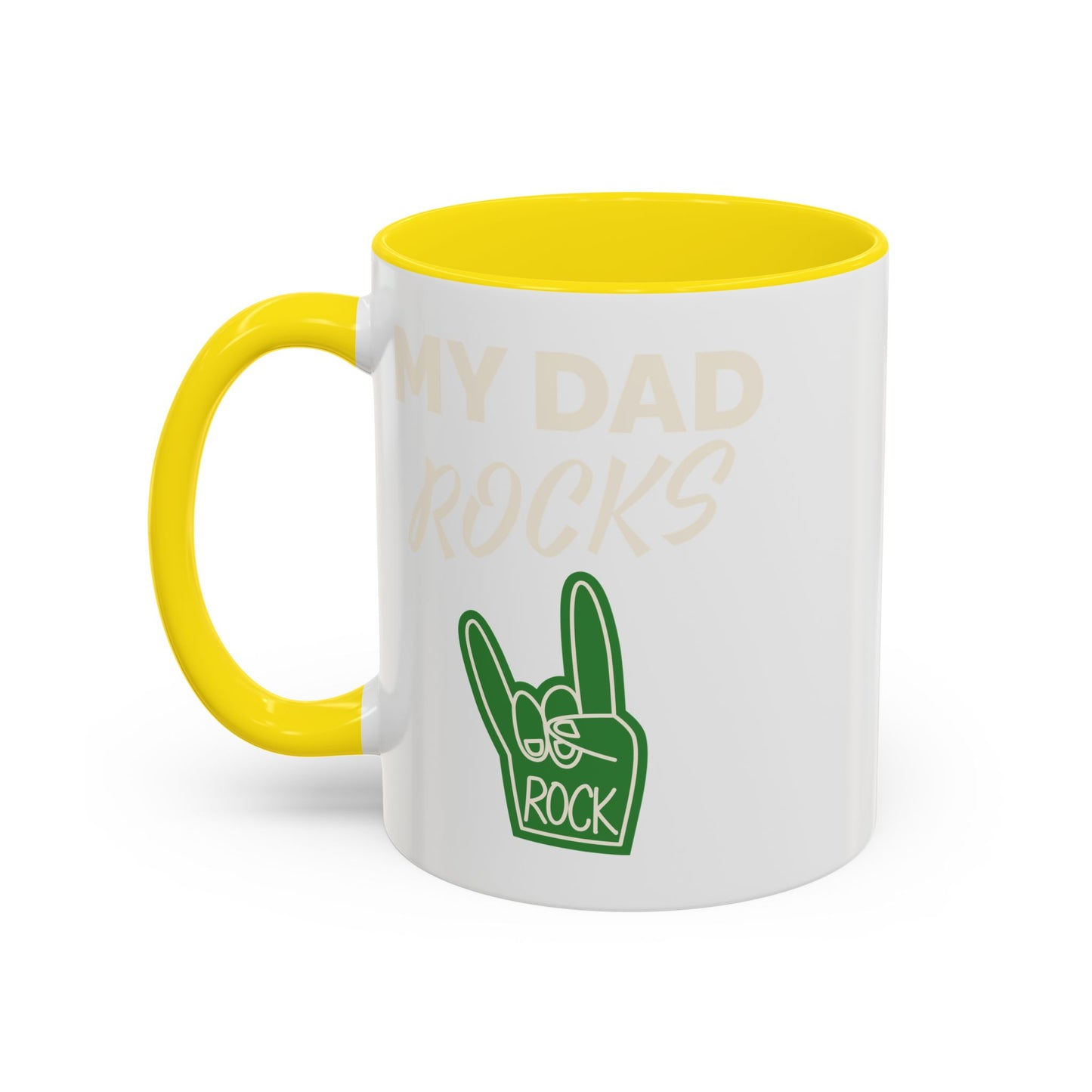 My dad rocks coffee mug