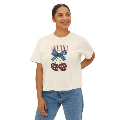America Cherry Graphic Tee