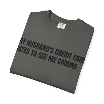 Husbands credit card tee