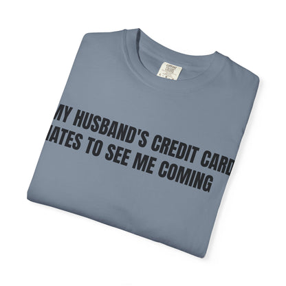 Husbands credit card tee