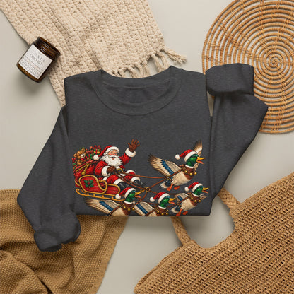 Santa Mallard Crewneck Sweatshirt
